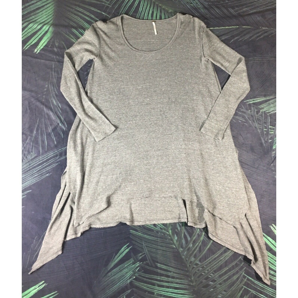 Free People Asymmetrical Shirt Dress - XS